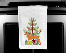Load image into Gallery viewer, Pharaoh Hound Merry Christmas Tree Kitchen Towels – Set of 2 - Decorative &amp; Absorbent Cotton | BB2906WTKT