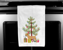 Load image into Gallery viewer, Border Terrier Merry Christmas Tree Kitchen Towels – Set of 2 - Decorative &amp; Absorbent Cotton | BB2907WTKT