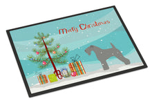 Load image into Gallery viewer, Kerry Blue Terrier Merry Christmas Tree Doormat - 18x27 Decorative Floor Mat – Indoor/Outdoor Rug with Artistic Flair BB2910MAT