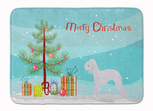 Load image into Gallery viewer, Bedlington Terrier Merry Christmas Tree Machine Washable Memory Foam Mat BB2912RUG