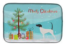 Load image into Gallery viewer, English Pointer Merry Christmas Tree Dish Drying Mat – Absorbent, Artistic Kitchen Essentials BB2913DDM