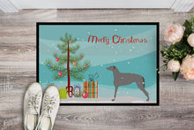 Load image into Gallery viewer, Scottish Deerhound Merry Christmas Tree Doormat - 18x27 Decorative Floor Mat – Indoor/Outdoor Rug with Artistic Flair BB2914MAT