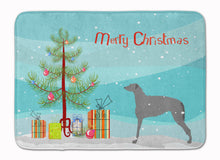 Load image into Gallery viewer, Scottish Deerhound Merry Christmas Tree Machine Washable Memory Foam Mat BB2914RUG