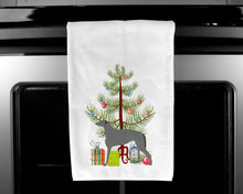 Load image into Gallery viewer, Scottish Deerhound Merry Christmas Tree Kitchen Towels – Set of 2 - Decorative &amp; Absorbent Cotton | BB2914WTKT