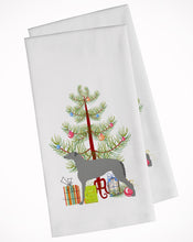 Load image into Gallery viewer, Scottish Deerhound Merry Christmas Tree Kitchen Towels – Set of 2 - Decorative &amp; Absorbent Cotton | BB2914WTKT