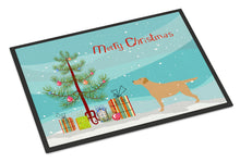 Load image into Gallery viewer, Yellow Labrador Retriever Merry Christmas Tree Doormat - 18x27 Decorative Floor Mat – Indoor/Outdoor Rug with Artistic Flair BB2915MAT