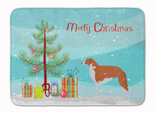 Load image into Gallery viewer, Borzoi Russian Greyhound Merry Christmas Tree Machine Washable Memory Foam Mat BB2917RUG