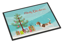 Load image into Gallery viewer, Basset Hound Merry Christmas Tree Doormat - 24x36 Decorative Floor Mat – Indoor/Outdoor Rug with Artistic Flair BB2920JMAT