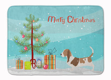 Load image into Gallery viewer, Basset Hound Merry Christmas Tree Machine Washable Memory Foam Mat BB2920RUG