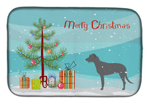 Load image into Gallery viewer, Irish Wolfhound Merry Christmas Tree Dish Drying Mat – Absorbent, Artistic Kitchen Essentials BB2921DDM