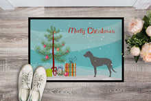 Load image into Gallery viewer, Irish Wolfhound Merry Christmas Tree Doormat - 18x27 Decorative Floor Mat – Indoor/Outdoor Rug with Artistic Flair BB2921MAT