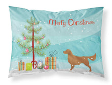Load image into Gallery viewer, Golden Retriever Merry Christmas Tree Fabric Standard Pillowcase – Artistic Decorative Front, White Back BB2922PILLOWCASE