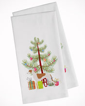 Load image into Gallery viewer, Greyhound Merry Christmas Tree Kitchen Towels – Set of 2 - Decorative &amp; Absorbent Cotton | BB2923WTKT