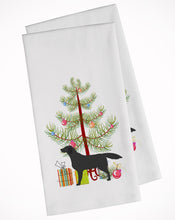 Load image into Gallery viewer, Black Labrador Retriever Merry Christmas Tree Kitchen Towels – Set of 2 - Decorative &amp; Absorbent Cotton | BB2926WTKT