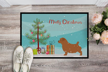 Load image into Gallery viewer, Norfolk Terrier Merry Christmas Tree Doormat - 18x27 Decorative Floor Mat – Indoor/Outdoor Rug with Artistic Flair BB2927MAT