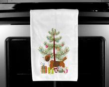 Load image into Gallery viewer, Beagle Merry Christmas Tree Kitchen Towels – Set of 2 - Decorative &amp; Absorbent Cotton | BB2928WTKT