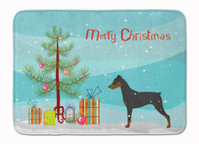 Load image into Gallery viewer, German Pinscher Merry Christmas Tree Machine Washable Memory Foam Mat BB2931RUG