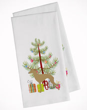 Load image into Gallery viewer, Italian Greyhound Merry Christmas Tree Kitchen Towels – Set of 2 - Decorative &amp; Absorbent Cotton | BB2932WTKT