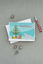 Load image into Gallery viewer, Spanish Water Dog Merry Christmas Tree Greeting Cards -  Blank Note Cards – 8-Pack of Artist-Designed Cards with Envelopes