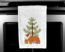 Load image into Gallery viewer, Collie Dog Merry Christmas Tree Kitchen Towels – Set of 2 - Decorative &amp; Absorbent Cotton | BB2934WTKT
