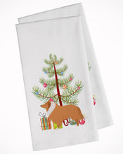 Load image into Gallery viewer, Collie Dog Merry Christmas Tree Kitchen Towels – Set of 2 - Decorative &amp; Absorbent Cotton | BB2934WTKT