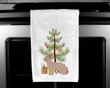 Load image into Gallery viewer, Pyrenean Shepherd Dog Merry Christmas Tree Kitchen Towels – Set of 2 - Decorative &amp; Absorbent Cotton | BB2936WTKT