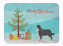 Load image into Gallery viewer, Bernese Mountain Dog Merry Christmas Tree Machine Washable Memory Foam Mat BB2937RUG