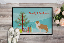 Load image into Gallery viewer, Red Border Collie Merry Christmas Tree Doormat - 24x36 Decorative Floor Mat – Indoor/Outdoor Rug with Artistic Flair BB2940JMAT