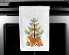 Load image into Gallery viewer, Caucasian Shepherd Dog Merry Christmas Tree Kitchen Towels – Set of 2 - Decorative &amp; Absorbent Cotton | BB2943WTKT