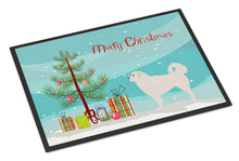 Load image into Gallery viewer, Polish Tatra Sheepdog Merry Christmas Tree Doormat - 24x36 Decorative Floor Mat – Indoor/Outdoor Rug with Artistic Flair BB2945JMAT