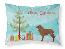 Load image into Gallery viewer, Portuguese Sheepdog Dog Merry Christmas Tree Fabric Standard Pillowcase – Artistic Decorative Front, White Back BB2949PILLOWCASE