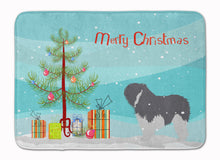 Load image into Gallery viewer, Polish Lowland Sheepdog Dog Merry Christmas Tree Machine Washable Memory Foam Mat BB2950RUG