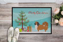 Load image into Gallery viewer, Pekingese Merry Christmas Tree Doormat - 18x27 Decorative Floor Mat – Indoor/Outdoor Rug with Artistic Flair BB2956MAT