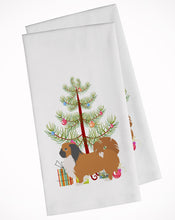 Load image into Gallery viewer, Pekingese Merry Christmas Tree Kitchen Towels – Set of 2 - Decorative &amp; Absorbent Cotton | BB2956WTKT