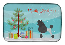 Load image into Gallery viewer, Poodle Merry Christmas Tree Dish Drying Mat – Absorbent, Artistic Kitchen Essentials BB2957DDM