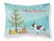 Load image into Gallery viewer, French Bulldog Merry Christmas Tree Fabric Standard Pillowcase – Artistic Decorative Front, White Back BB2959PILLOWCASE