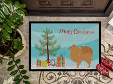 Load image into Gallery viewer, Pomeranian Merry Christmas Tree Doormat - 24x36 Decorative Floor Mat – Indoor/Outdoor Rug with Artistic Flair BB2960JMAT