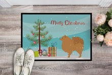Load image into Gallery viewer, Pomeranian Merry Christmas Tree Doormat - 18x27 Decorative Floor Mat – Indoor/Outdoor Rug with Artistic Flair BB2960MAT