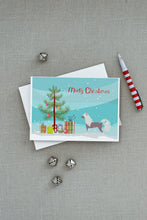 Load image into Gallery viewer, Chinese Crested Merry Christmas Tree Greeting Cards -  Blank Note Cards – 8-Pack of Artist-Designed Cards with Envelopes
