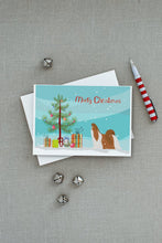 Load image into Gallery viewer, Shih Tzu Merry Christmas Tree Greeting Cards -  Blank Note Cards – 8-Pack of Artist-Designed Cards with Envelopes