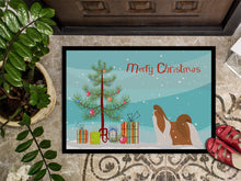 Load image into Gallery viewer, Shih Tzu Merry Christmas Tree Doormat - 18x27 Decorative Floor Mat – Indoor/Outdoor Rug with Artistic Flair BB2964MAT