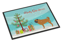 Load image into Gallery viewer, Pug Merry Christmas Tree Doormat - 18x27 Decorative Floor Mat – Indoor/Outdoor Rug with Artistic Flair BB2965MAT