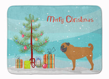 Load image into Gallery viewer, Pug Merry Christmas Tree Machine Washable Memory Foam Mat BB2965RUG