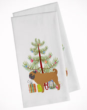 Load image into Gallery viewer, Pug Merry Christmas Tree Kitchen Towels – Set of 2 - Decorative &amp; Absorbent Cotton | BB2965WTKT