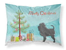 Load image into Gallery viewer, Affenpinscher Merry Christmas Tree Fabric Standard Pillowcase – Artistic Decorative Front, White Back BB2966PILLOWCASE
