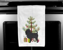 Load image into Gallery viewer, Affenpinscher Merry Christmas Tree Kitchen Towels – Set of 2 - Decorative &amp; Absorbent Cotton | BB2966WTKT