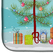 Load image into Gallery viewer, Chihuahua Merry Christmas Tree Dish Drying Mat – Absorbent, Artistic Kitchen Essentials BB2968DDM