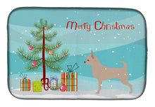 Load image into Gallery viewer, Chihuahua Merry Christmas Tree Dish Drying Mat – Absorbent, Artistic Kitchen Essentials BB2968DDM