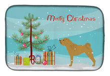 Load image into Gallery viewer, Shar Pei Merry Christmas Tree Dish Drying Mat – Absorbent, Artistic Kitchen Essentials BB2970DDM