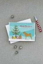 Load image into Gallery viewer, Shar Pei Merry Christmas Tree Greeting Cards -  Blank Note Cards – 8-Pack of Artist-Designed Cards with Envelopes